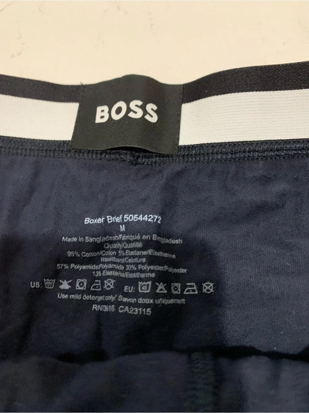 NWT BOSS Men's  Boxer Briefs with Branded Waistband